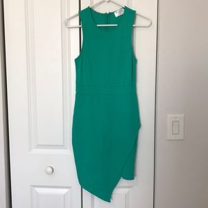 Jade color dress